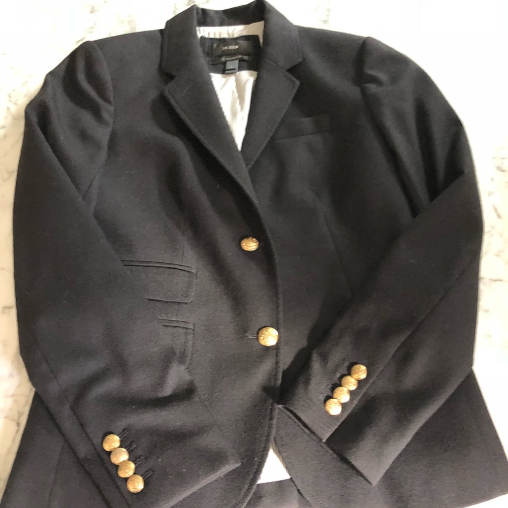 J.crew wool schoolboy blazer
